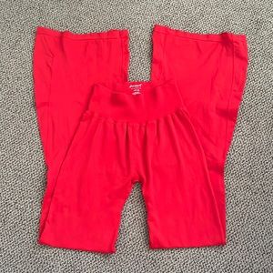 Free people high rise flare leggings